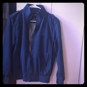 Blue winter jacket